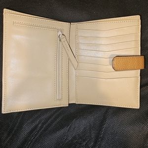 NORDSTROM Tan Soft Leather Wallet